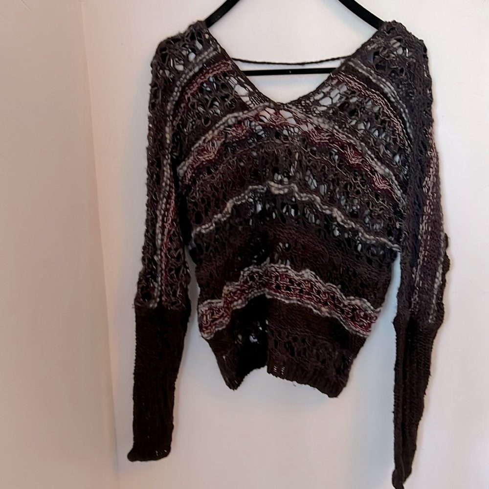 Free people stripe pullover